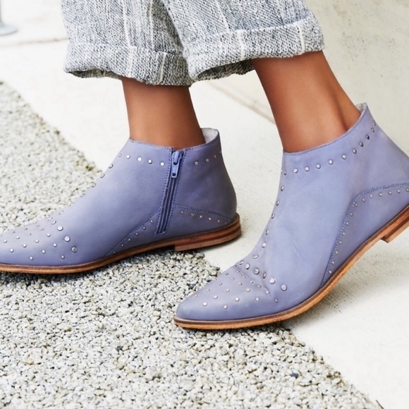 Free People Shoes - Free People Aquarian Leather Studded Ankle Boots